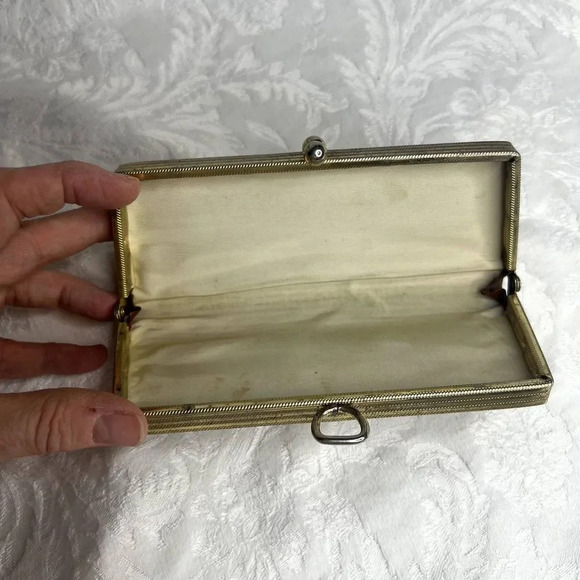 Vintage Embossed Hard Shelll Eye‎ Glass Case - Picture 7 of 8